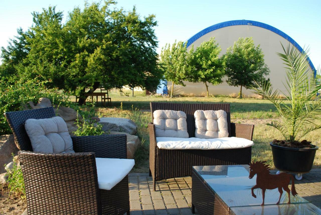 Ferienwohnung Auf Pferdehof Dreetz Dış mekan fotoğraf